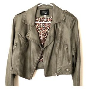 Tcec faux leather jacket